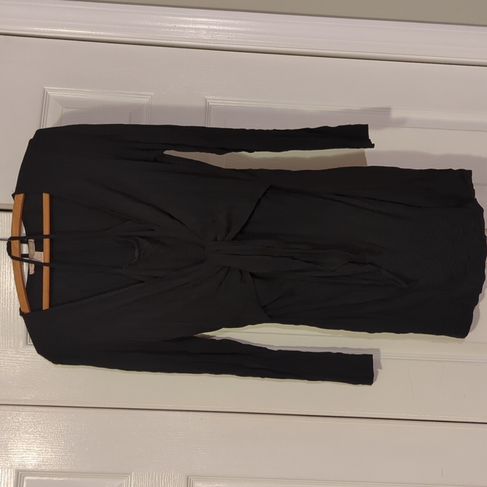 Halter neck wrap mini dress
